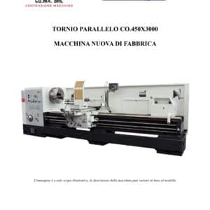 TORNIO PARALLELO COMA MOD. CO.450X3000